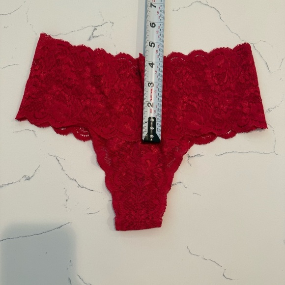 Cosabella Women’s Never Say Never Hottie Hotpant Red Lace Panties Small NWOT - Picture 6 of 10